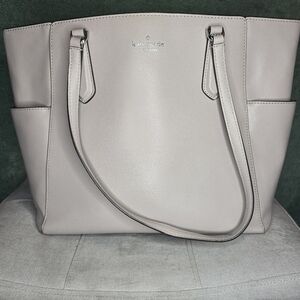 Kate Spade Zippy Tote Pearl Grey
